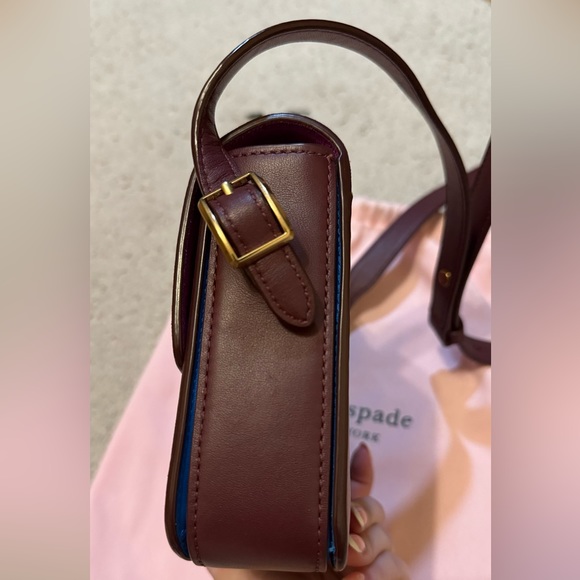 Kate Spade New York Women's Mystery Suede Small Shoulder Bag- Berry Blitz Multi - Picture 9 of 15